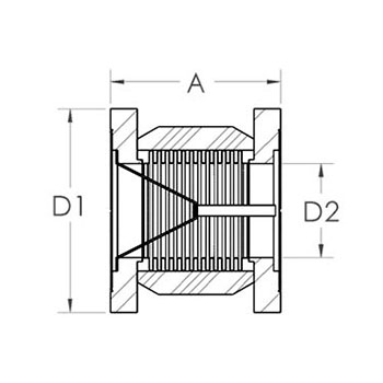 Soufflet hydroformé anti-vibration