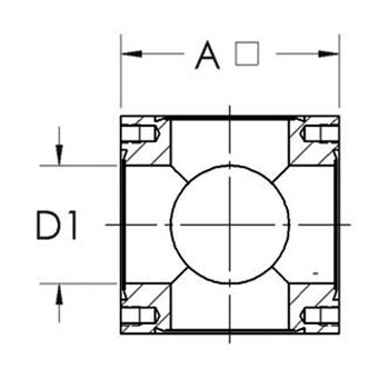 Cube - stainless steel