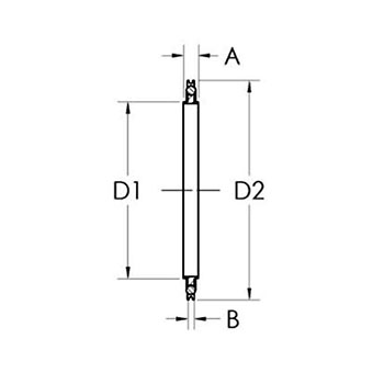 Trapped centering ring