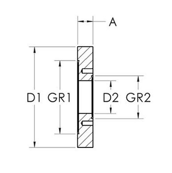 Zero lenght reducer flange