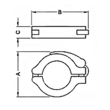 Rapid fastening clamp