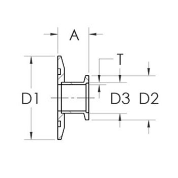 Reducer adaptor KF