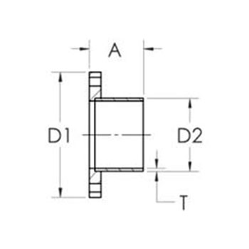 ISO F Fixed bolted tubulation - stainless steel