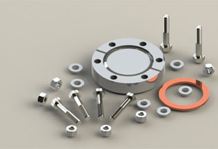 Blank off kit of parts