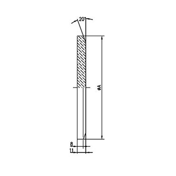 ISO-Tapered blank flange