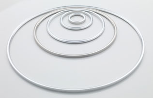 ALUMINUM SEALS FOR ISO "TAPERED" FLANGES