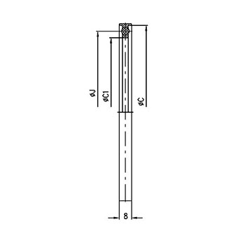 Anneau de centrage externe + joint torique montage verre-verre DN 80-160