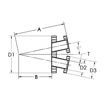 Cluster flange