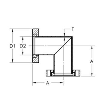 90° mitred elbow rotatable