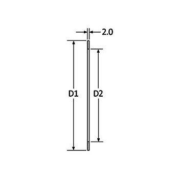 Silver plated annealed Copper gasket