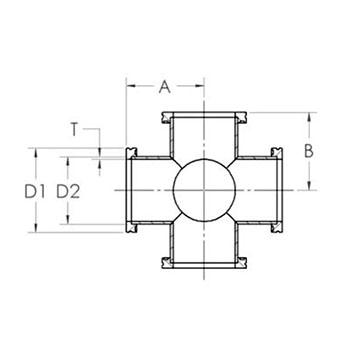 Croix 5 branches