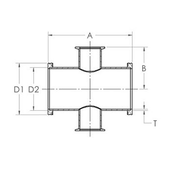 ISO K/KF reducing cross