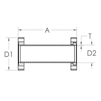 Straight connector rotatable