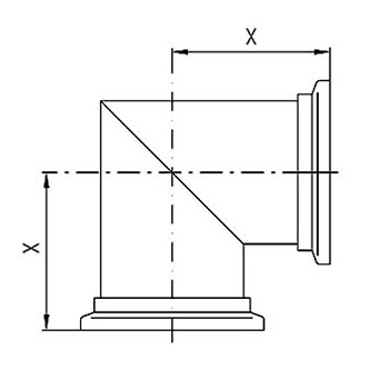 ISO-Tapered Elbow