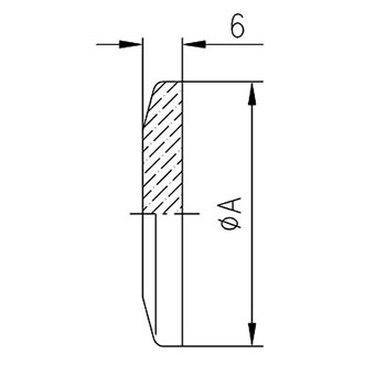 Blank flange KF