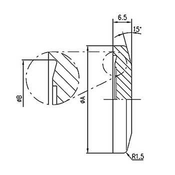 CeFiX blanking flange, DN 16-63