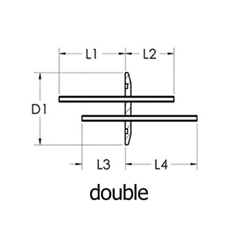 plan Passage de fluide KF double