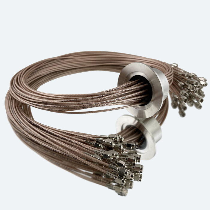 25 coaxial cable feedthrough