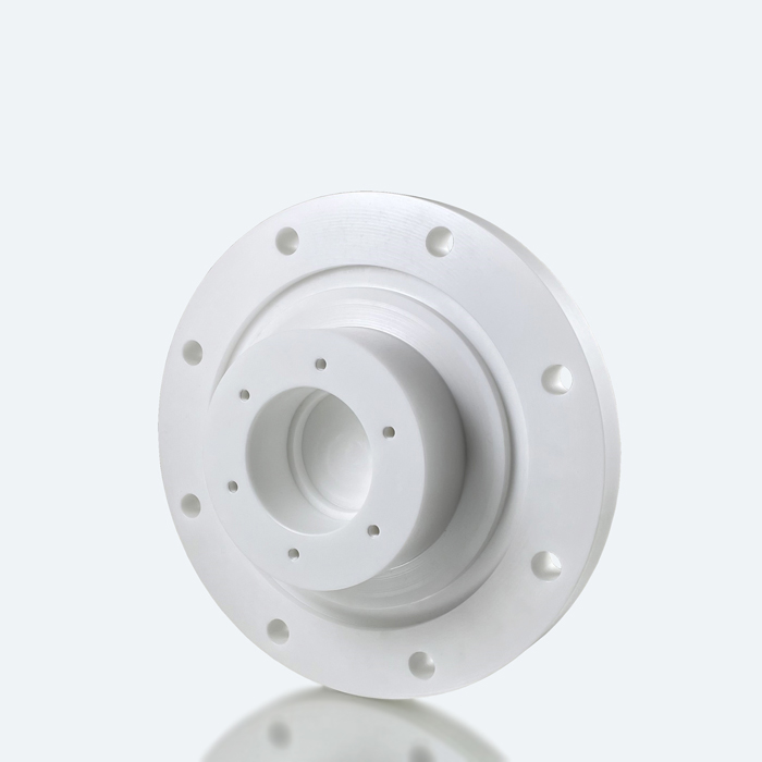 Zirconia blank flange