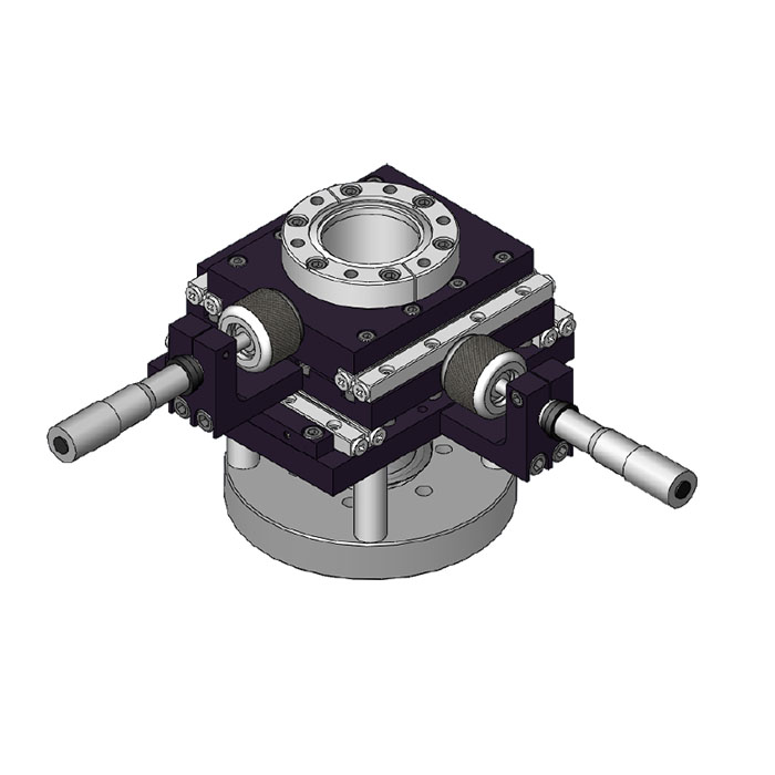 Dual axis X-Y precision manipulator