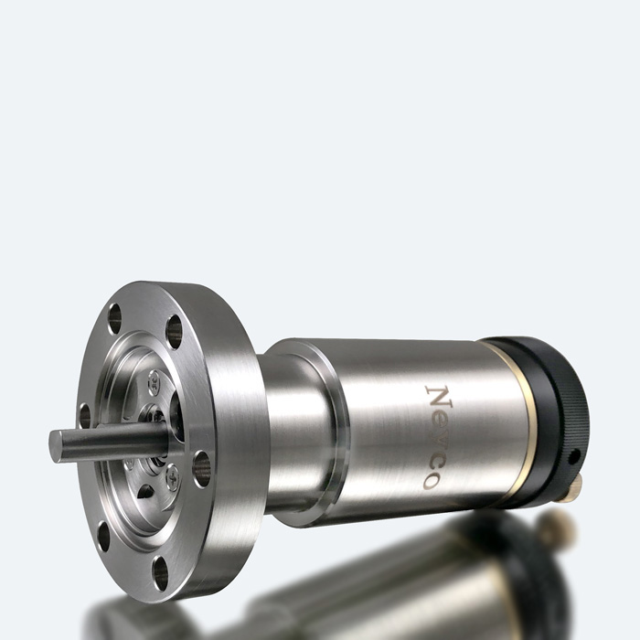 Bellows type rotary feedthrough